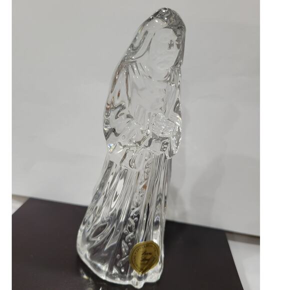 Vintage Princess‎ House 24% Lead Crystal Joseph Figurine Christmas Nativity - Picture 5 of 7